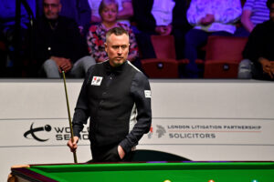 Alfie Burden at the 2023 World Seniors Snooker Championship