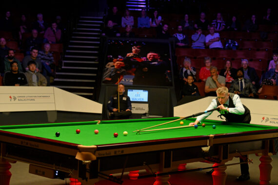 Gerard Greene at the 2023 World Seniors Snooker Championship