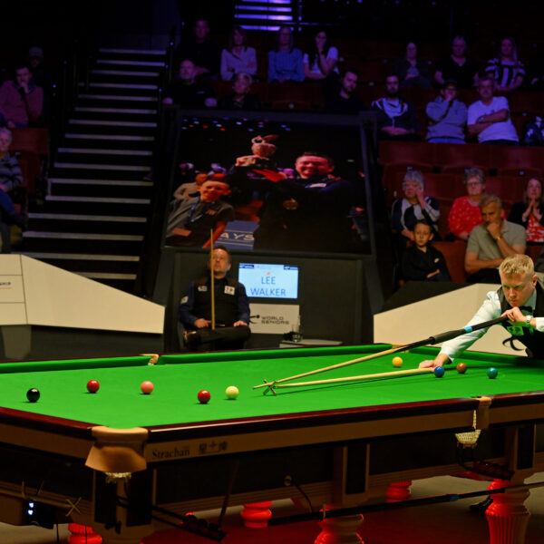 Gerard Greene at the 2023 World Seniors Snooker Championship